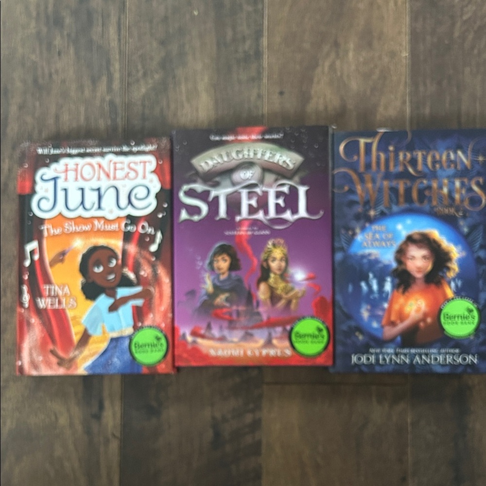 Set of Three Kids New Hardcover Books